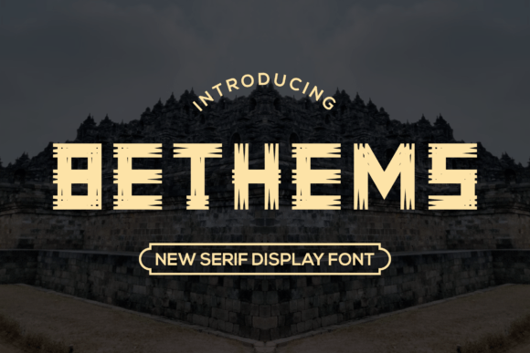 Bethems: A Whimsical Display Font for Digital Branding