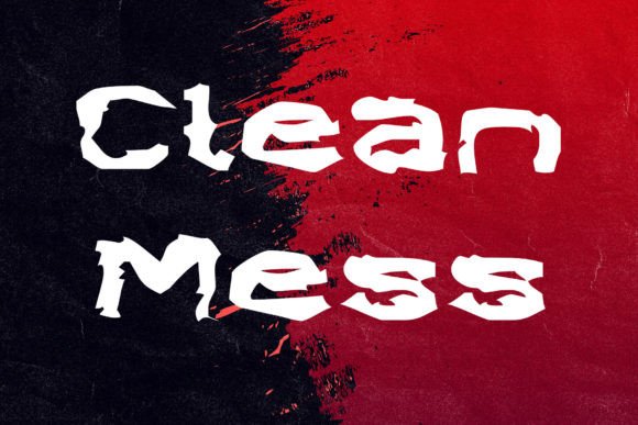 Clean Mess: A Display Font That Makes Your Headlines Stick