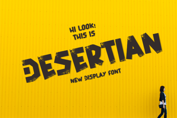 Desertian: A Bold Display Font for Handmade Brands