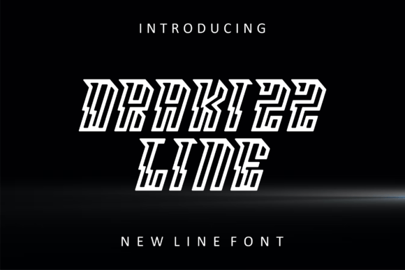 Drakizz Line: A Display Font That Makes Your Headlines Stick