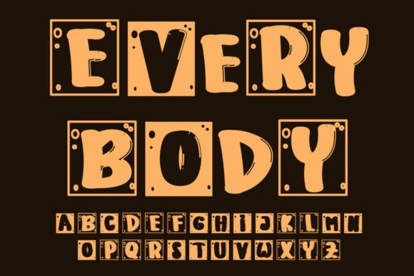 Every Body: A Playful Display Font That Feels Like a Creative Spark