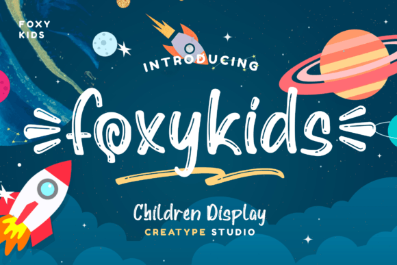Foxykids: A Playful Display Font That Makes Your Brand Feel Like Home