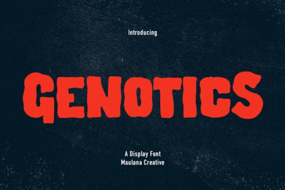 Genotics: A Display Font That Feels Like a Smile