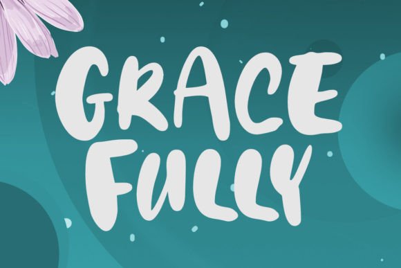 Gracefully Font: A Cute Handwritten Display Typeface for Small Business Branding
