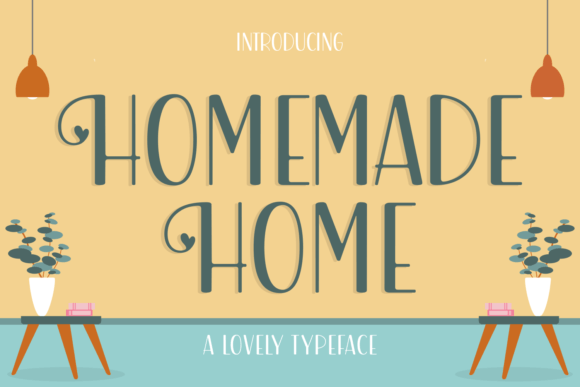 Homemade Home: A Dreamy Display Font Review
