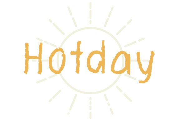 Hot Day Font: A Display Typeface That Cuts Through the Feed