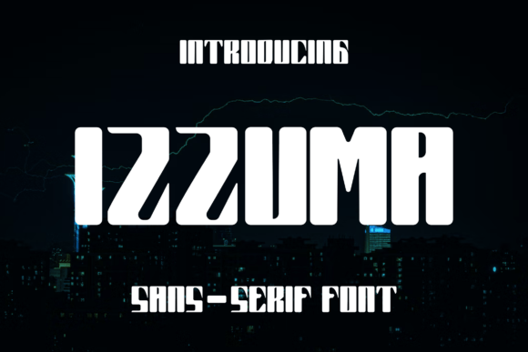 Izzuma Display Font: Elegant & Versatile for Handmade Brands