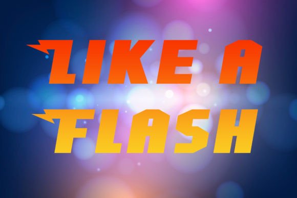 Like a Flash: A Display Font That Anchors Editorial Mood