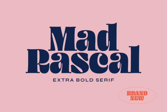 Mad Rascal: A Bold, Friendly Display Font for Handmade Makers