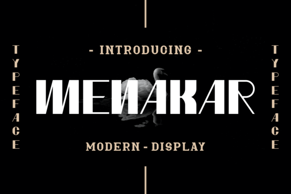 Menakar: A Bold Display Font That Commands Attention