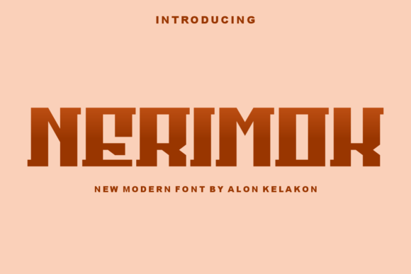 Nerimok: A Display Font That Makes Your Brand Instantly Memorable