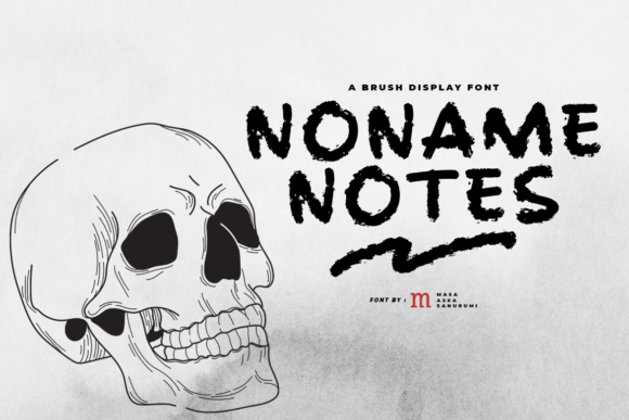 Noname Notes: A Spooky Display Font for Bold Digital Identity