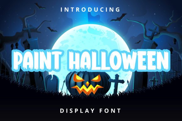 Paint Halloween: A Bold Display Font for Editorial Impact