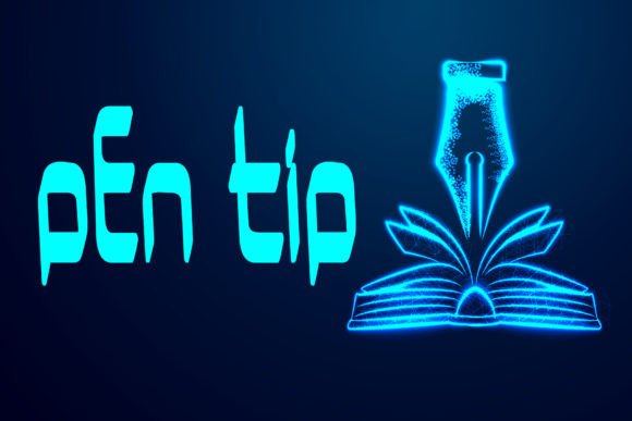 Pen Tip: A Display Font That Cuts Through the Feed