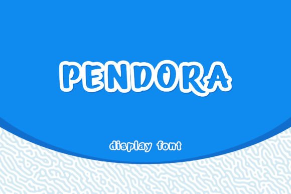 Pendora: A Handmade Display Font That Feels Like Your First Sketch