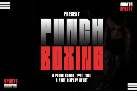Punch Boxing: A Display Font with Rhythm and Heart