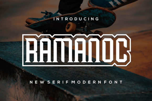 Ramanoc: A Modern Display Font for Editorial Design