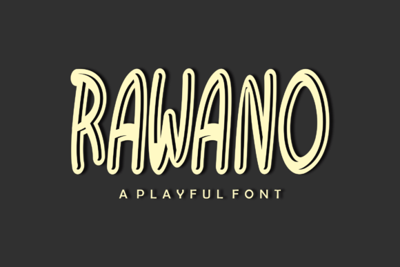 Rawano: A Playful Display Font for Scroll-Stopping Marketing