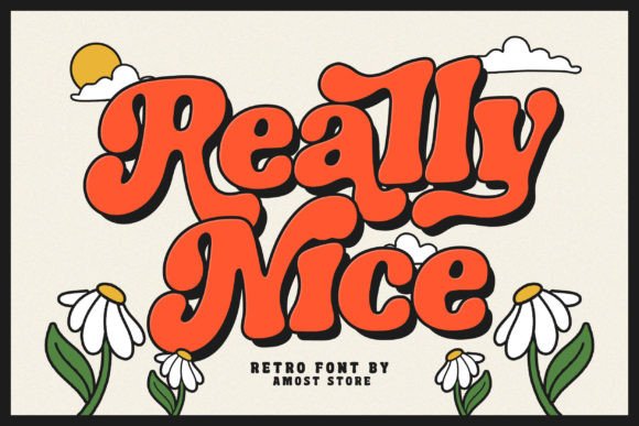 Really Nice Font: A Retro Display Typeface That Delivers Personality