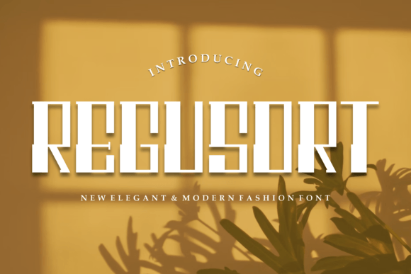 Regusort: A Modern Display Font That Earns Its Place