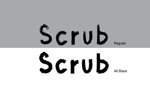 Scrub: A Playful Display Font That Delivers Personality