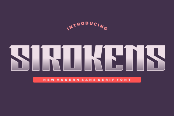 Sirokens Display Font for Handmade Labels & Printables