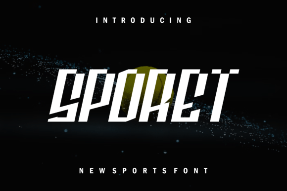Sporet: A Sporty, Futuristic Display Font for Digital Brands