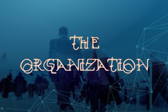 The Organization Display Font for Digital Design