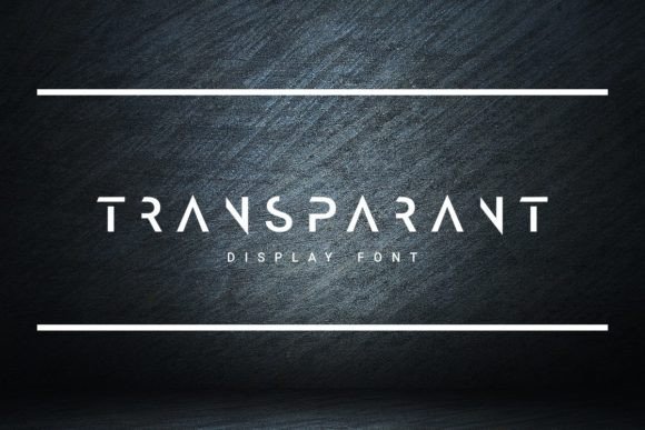 Transparant: A Clean Display Font for Editorial Clarity