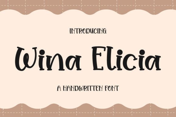 Wina Elicia: A Friendly Serif Display Font for Digital Brands